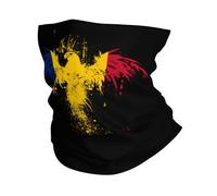 Drapeau De L'Eagle Tchadien du Tchad Unisexe Bandana Douce Snood Respirant Tour De Cou pour Sport Golf Été Pêche