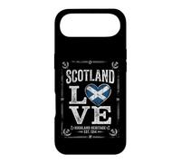 Drapeau de l'Écosse Cœur Chardon Fierté Vieilli Coque pour iPhone Air