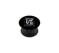 Drapeau de l'Écosse Cœur Chardon Fierté Vieilli PopSockets PopGrip Adhésif