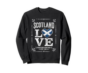 Drapeau de l'Écosse Cœur Chardon Fierté Vieilli Sweatshirt