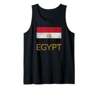 Drapeau de l'Égypte Armoiries du Caire Fierté égyptienne Débardeur