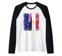 Drapeau de l'Égypte de Nouvelle-Zélande | Kiwi Egyptian Roots Manche Raglan