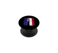 Drapeau de l'Égypte de Nouvelle-Zélande | Kiwi Egyptian Roots PopSockets PopGrip Adhésif