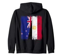 Drapeau de l'Égypte de Nouvelle-Zélande | Kiwi Egyptian Roots Sweat à Capuche