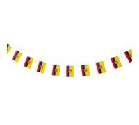 Drapeau de l'Equateur 40 unités drapeau de l'Equateur, guirlande Equateur 11.4M, fanions Equateur, drapeau national Equateur 14 x 21 cm pour décorations de bar de jardin (Équateur)