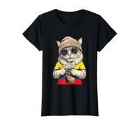 Drapeau de l'Équateur Chat Equateur T-Shirt Graphique avec Valeur
