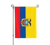 Drapeau de l'Équateur. Convient pour l'intérieur et l'extérieur, parfait pour la maison, le jardin, les événements et les expositions patriotiques.