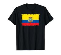 Drapeau de l'Équateur T-Shirt Graphique avec Valeur