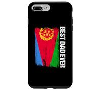 Drapeau de l'Érythrée avec Inscription « Best Dad Ever » Coque pour iPhone 7 Plus/8 Plus