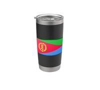Drapeau de l'Érythrée Corne de l'Afrique Mer Rouge Gobelet isotherme en acier inoxydable double paroi