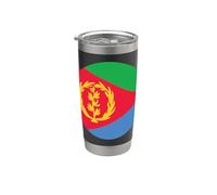Drapeau de l'Érythrée Corne de l'Afrique Mer Rouge Gobelet isotherme en acier inoxydable double paroi