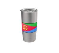Drapeau de l'Érythrée Corne de l'Afrique Mer Rouge Gobelet isotherme en acier inoxydable double paroi