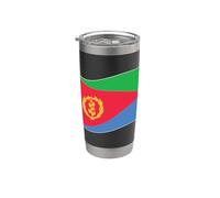 Drapeau de l'Érythrée Corne de l'Afrique Mer Rouge Gobelet isotherme en acier inoxydable double paroi