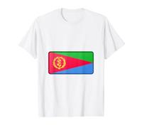 Drapeau de l'Érythrée Corne de l'Afrique Mer Rouge T-Shirt Graphique avec Valeur