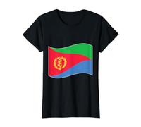 Drapeau de l'Érythrée Corne de l'Afrique Mer Rouge T-Shirt Graphique avec Valeur
