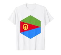 Drapeau de l'Érythrée Corne de l'Afrique Mer Rouge T-Shirt Graphique avec Valeur