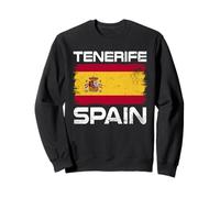 Drapeau de l'Espagne de Tenerife avec fierté Drapeau Espagnol Sweatshirt