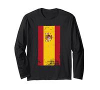 Drapeau de l'Espagne Fierté espagnole Voyage péninsule ibérique Manche Longue