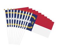 Drapeau de l'État de la Caroline du Nord - Léger - Décoration d'intérieur - Utilisation polyvalente
