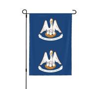Drapeau de l'État de la Louisiane double face, décoration saisonnière pour cour avant porche