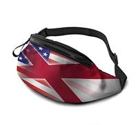 Drapeau de l'état de l'Alabama, Sac Banane avec Ceinture réglable, Poche à bandoulière, Sac de Poitrine pour Voyage, randonnée, Cyclisme, Course à pi