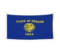 Drapeau de l'État de l'Oregon, décoration extérieure et intérieure, durable et résistante aux UV, parfaite pour un anniversaire, Halloween, et plus encore