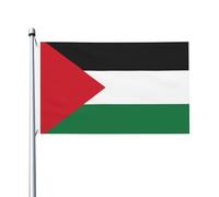 Drapeau de l'État de Palestine avec œillets pour fêtes et camping 9 x 152 cm