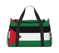Drapeau de l'État de Palestine. C'est un sac de voyage à main avec une grande capacité et multifonctionnel, un incontournable pour les voyages en plein air