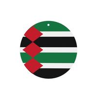 Drapeau de l'Etat de Palestine Voiture Parfumé Feuilles Peuvent être utilisées pour la décoration ou pour rafraîchir l'air dans les chambres, armoires,