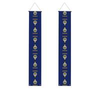 Drapeau de l'État du Kansas pour remise de diplôme, décoration à suspendre, panneau réutilisable pour fêtes universitaires, cérémonies, porte d'entrée