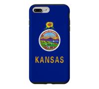 Drapeau de l'État du Kansas The Sunflower State City Topeka Pride Coque pour iPhone 7 Plus/8 Plus