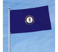Drapeau de l'État du Kentucky - Décoration extérieure festive - Bannière pour mariage, jardin, porche, mur, terrasse, maison