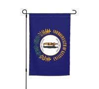 Drapeau de l'État du Kentucky - Drapeau de jardin double face - 30,5 x 45,7 cm - Décoration extérieure de cour - Résistant à la décoloration - Bannière décorative saisonnière pour terrasse, pelouse