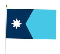 Drapeau de l'état du Minnesota 3x5 pieds drapeau du Minnesota en polyester avec œillet en laiton pour discours, défilé, fête, événement sportif, décoration extérieure