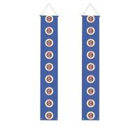 Drapeau de l'État du Minnesota - Bannière de porche à suspendre - Réutilisable - Pour fête universitaire - Cérémonies - Porte d'entrée