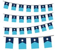 Drapeau de l'État du Minnesota, drapeaux en polyester sur ficelle de 23 pieds pour les décorations jardin en plein air, drapeaux l'État pour le drapeau la fierté du Minnesota