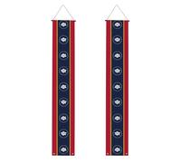 Drapeau de l'État du Mississippi - Bannière de porche à suspendre réutilisable - Pour fête universitaire et cérémonie - Porte d'entrée