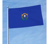 Drapeau de l'État du Nevada imprimé drapeau décoratif extérieur pour jardin, porche, mur, terrasse, porte d'entrée, bannière de cour