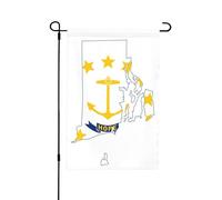 Drapeau de l'État du Rhode Island 30,5 x 45,7 cm pour l'extérieur, parfait pour la Saint-Valentin et le printemps