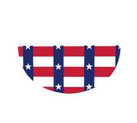 Drapeau de l'État du Texas imprimé drapeau semi-circulaire léger Bannière extérieure Décorations de fête