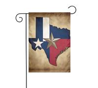Drapeau de l'État du Texas Map01 - Drapeau de fête - Drapeaux d'extérieur d'hiver et bannière de cour pour porche, pelouse, jardin - Décorations de Noël