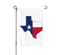 Drapeau de l'État du Texas - Résistant aux intempéries - Double face - 71 x 102 cm - Bannière décorative pour jardin, cour et porche