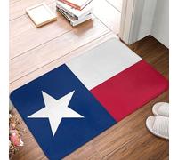 Drapeau De L'État du Texas Tapis De Bain Doux Paillasson Intérieur Antidérapant Tapis De Douche pour Cuisine Extérieur Couloir 40X60Cm