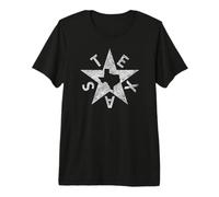 Drapeau de l'État du Texas Zavala Lone Star Houston Boca Chic T-Shirt Haut de Gamme