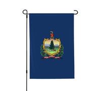 Drapeau de l'État du Vermont - Bannière de jardin en polyester double face - Décoration extérieure moderne - Cadeau idéal