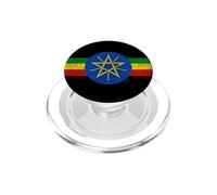 Drapeau de l'Éthiopie Addis Abeba PopSockets PopGrip pour MagSafe