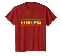 Drapeau de l'Éthiopie avec inscription « It is in my DNA Gift Ethiopians » T-Shirt