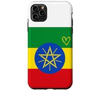 Drapeau de l'Éthiopie - Cœur éthiopien - Fête Nationale du Patrimoine Fier Coque pour iPhone 11 Pro Max