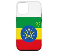 Drapeau de l'Éthiopie - Cœur éthiopien - Fête Nationale du Patrimoine Fier Coque pour iPhone 12/12 Pro
