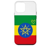 Drapeau de l'Éthiopie - Cœur éthiopien - Fête Nationale du Patrimoine Fier Coque pour iPhone 12 Mini